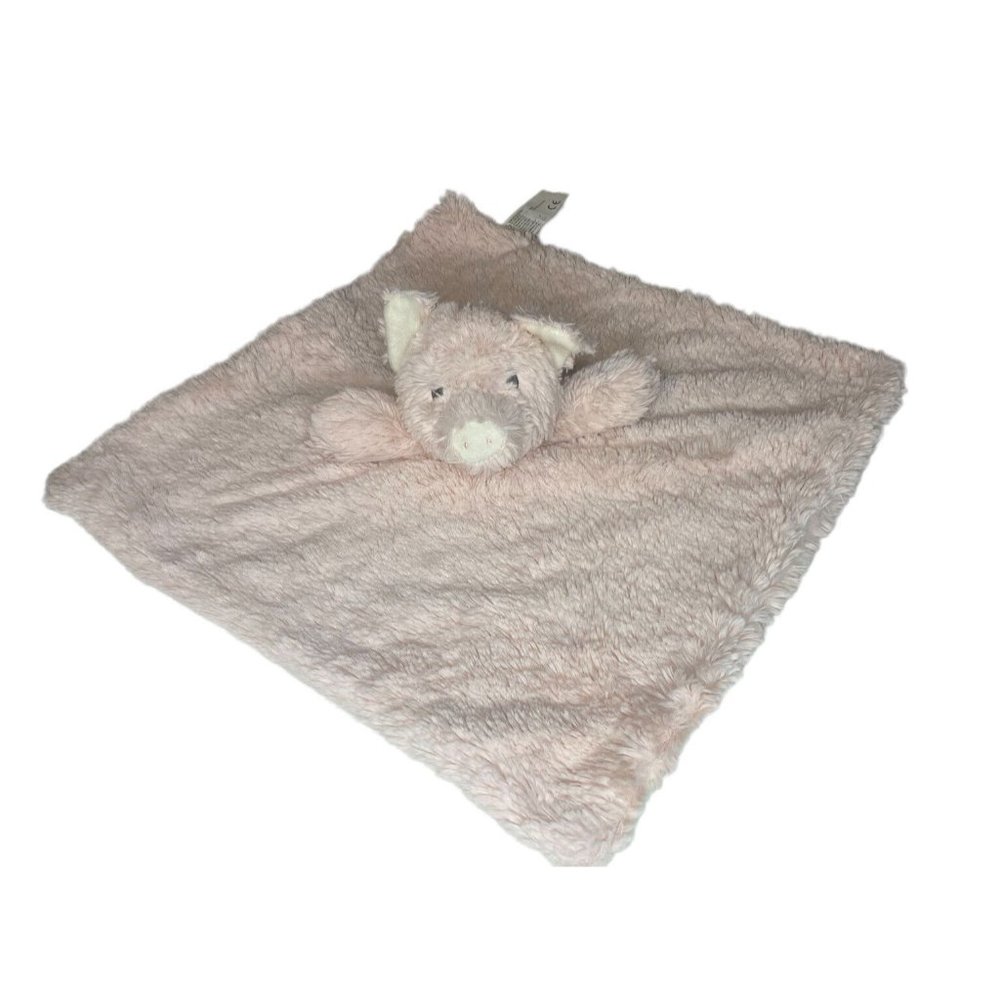 Kellytoy Pink Pig Lovey Rattle Security Blanket Plush Baby Toy SOFT 2020